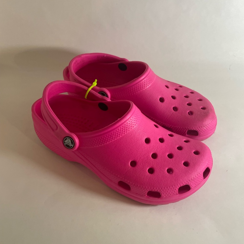 CROCS Kids Hot Pink Classic Clog